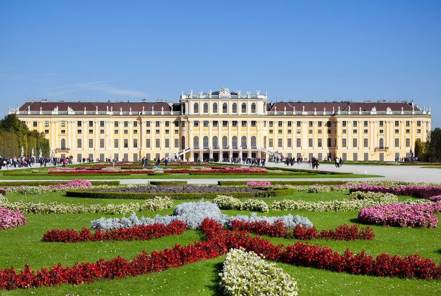 Schoenbrunn Palace in Vienna